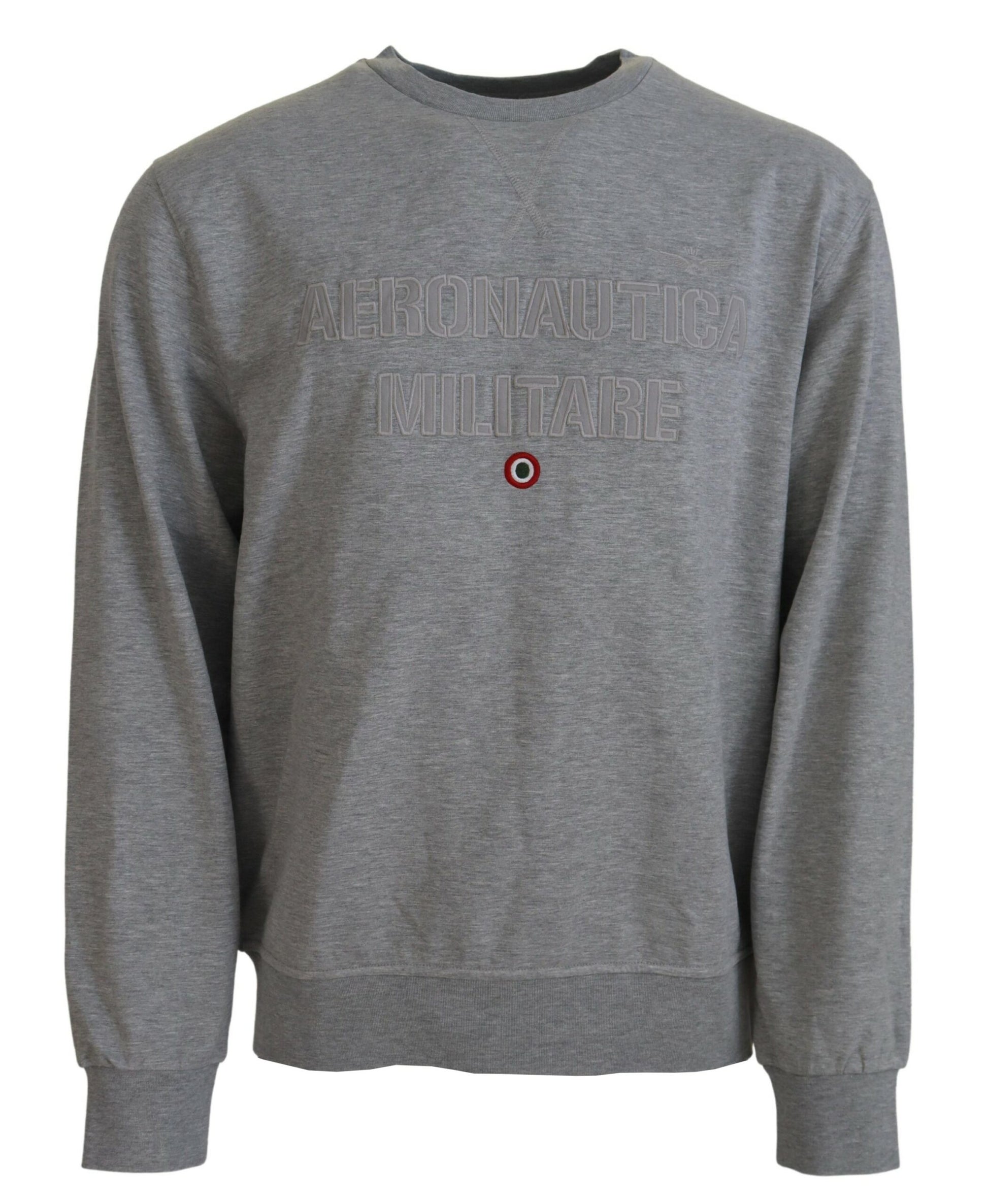 Aeronautica Militare Gray Men Pullover Sweatshirt Sweater Aeronautica Militare