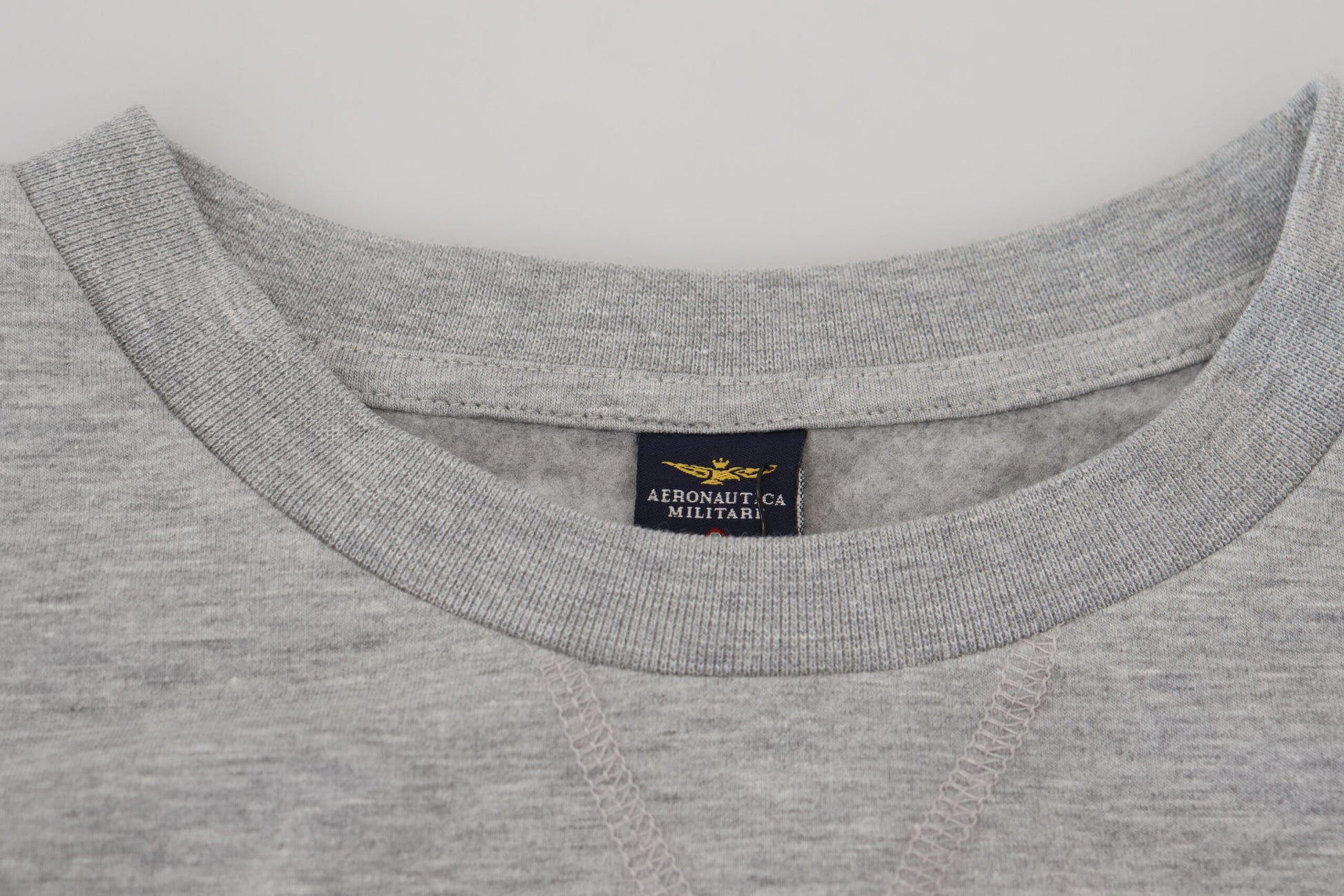 Aeronautica Militare Gray Men Pullover Sweatshirt Sweater Aeronautica Militare