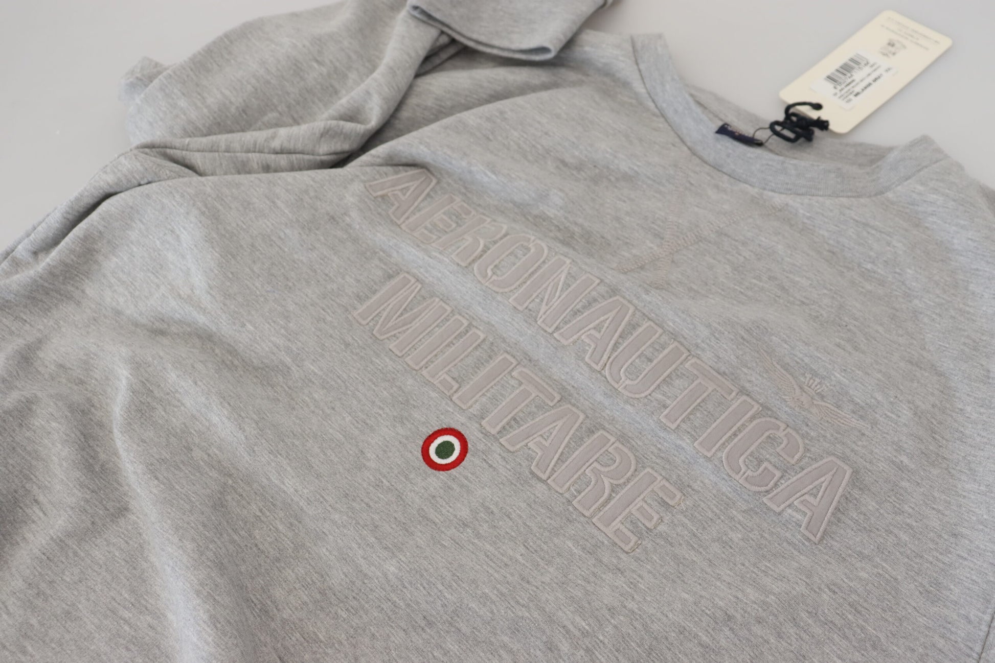 Aeronautica Militare Gray Men Pullover Sweatshirt Sweater Aeronautica Militare