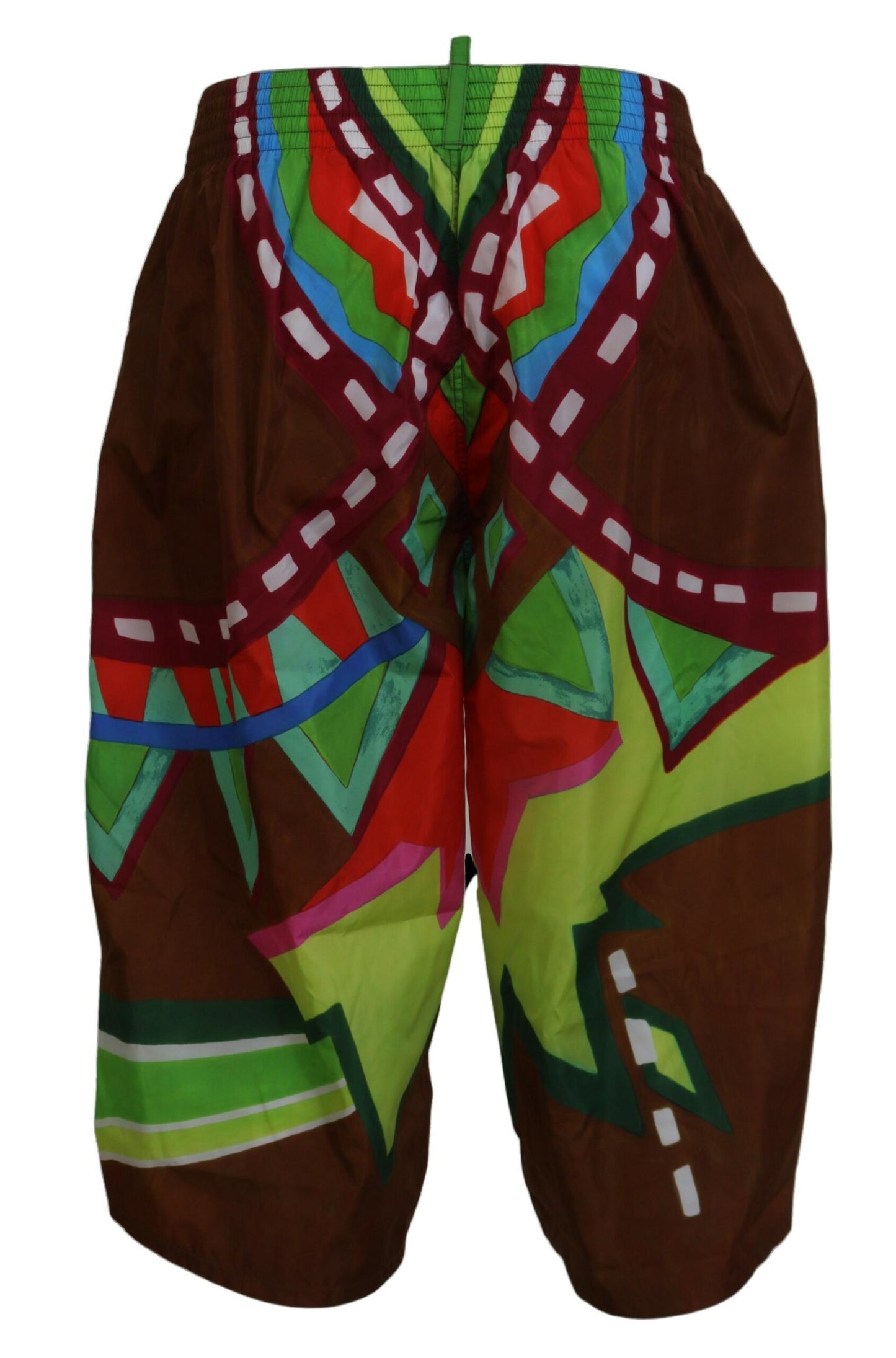 Dsquared² Multicolor Printed Men Beachwear Shorts Swimwear Dsquared²