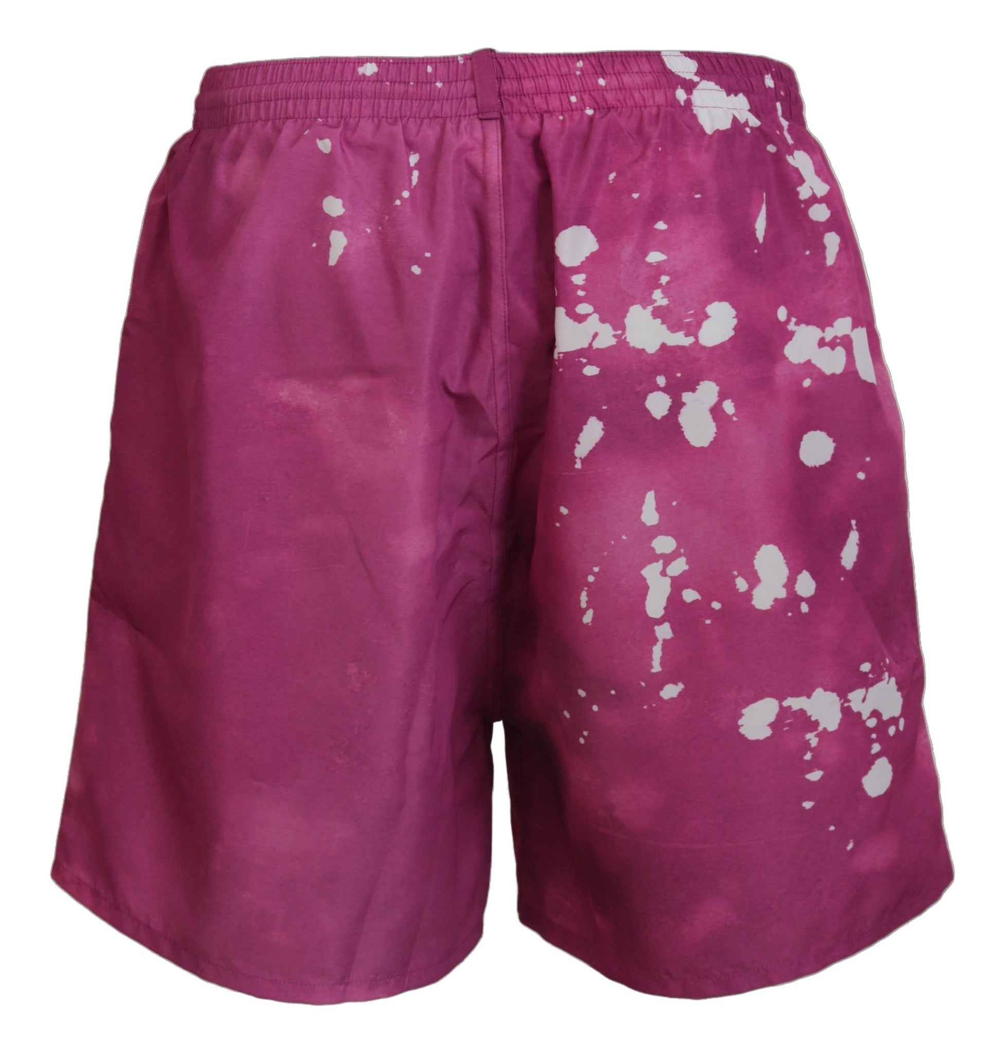 Dsquared² Pink Tie Dye Logo Men Beachwear Shorts Swimwear Dsquared²