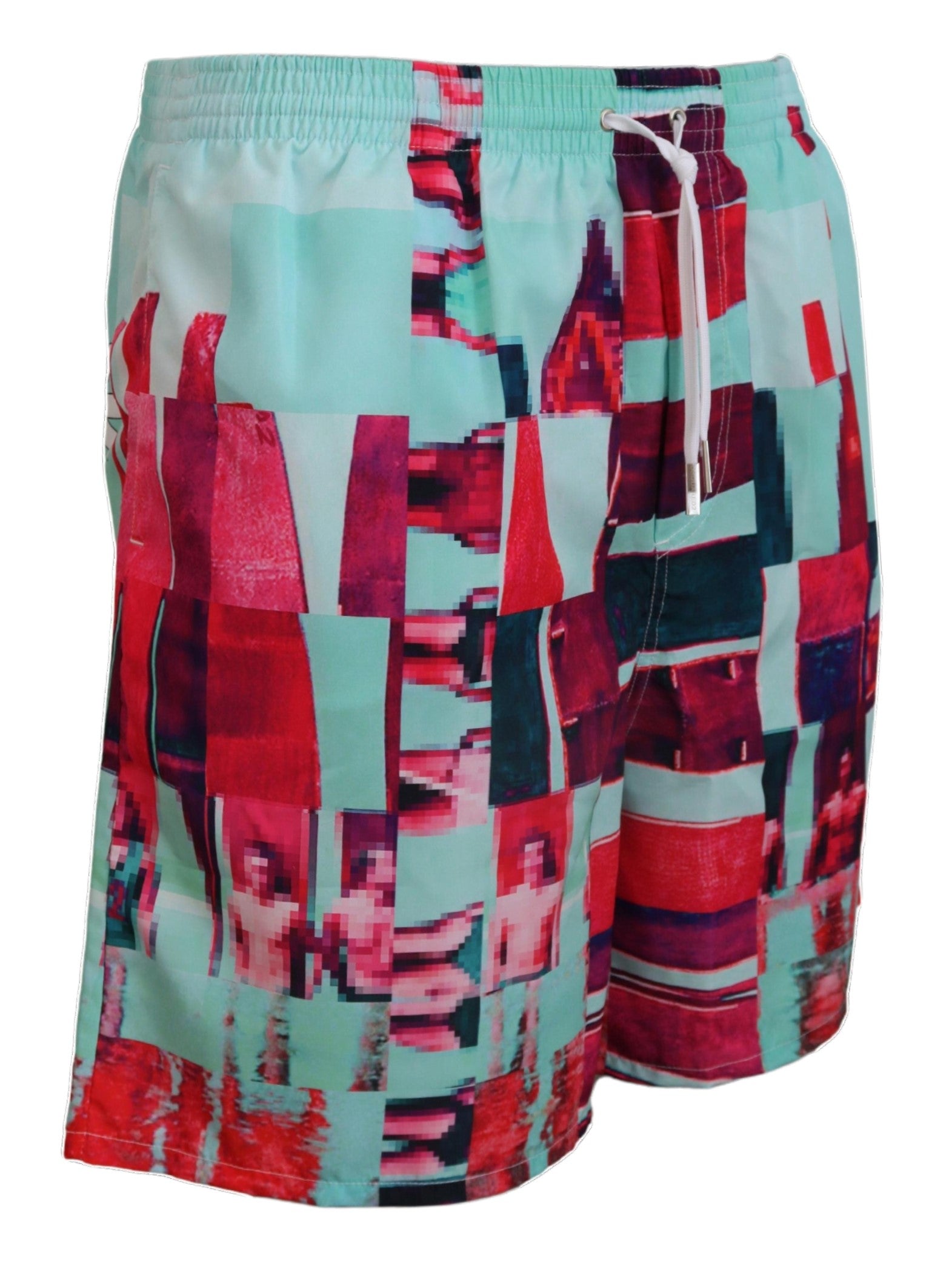 Dsquared² Multicolor Printed Beachwear Shorts Swimwear Dsquared²