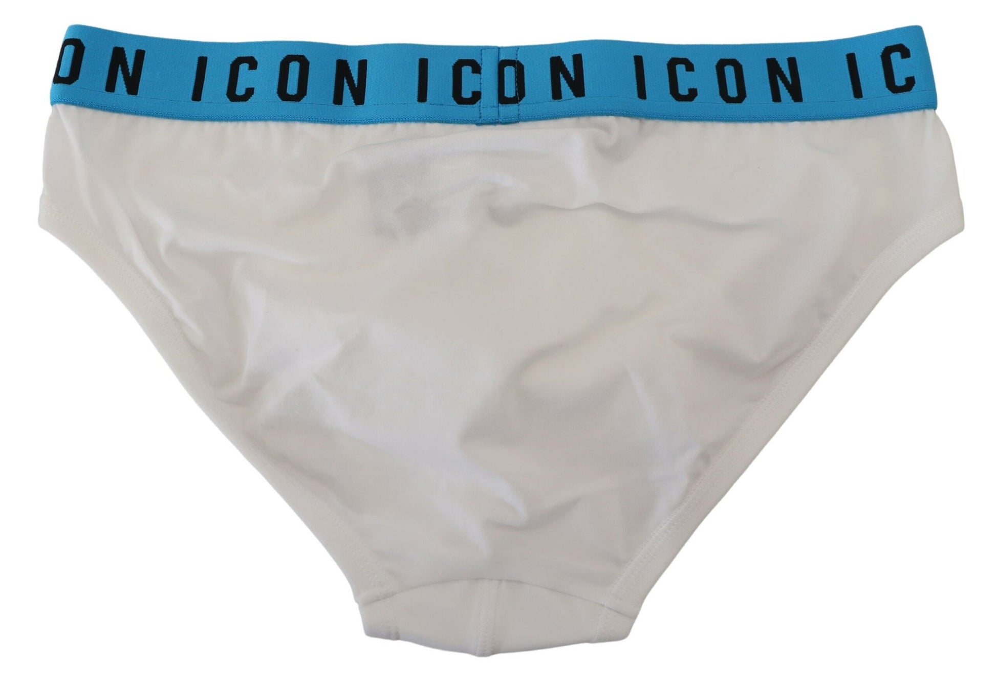 Dsquared² White Icon Logo Cotton Stretch Men Brief Underwear Dsquared²