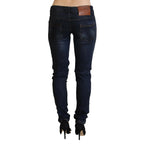 Acht Blue Low Waist Slim Fit Women Denim Jeans