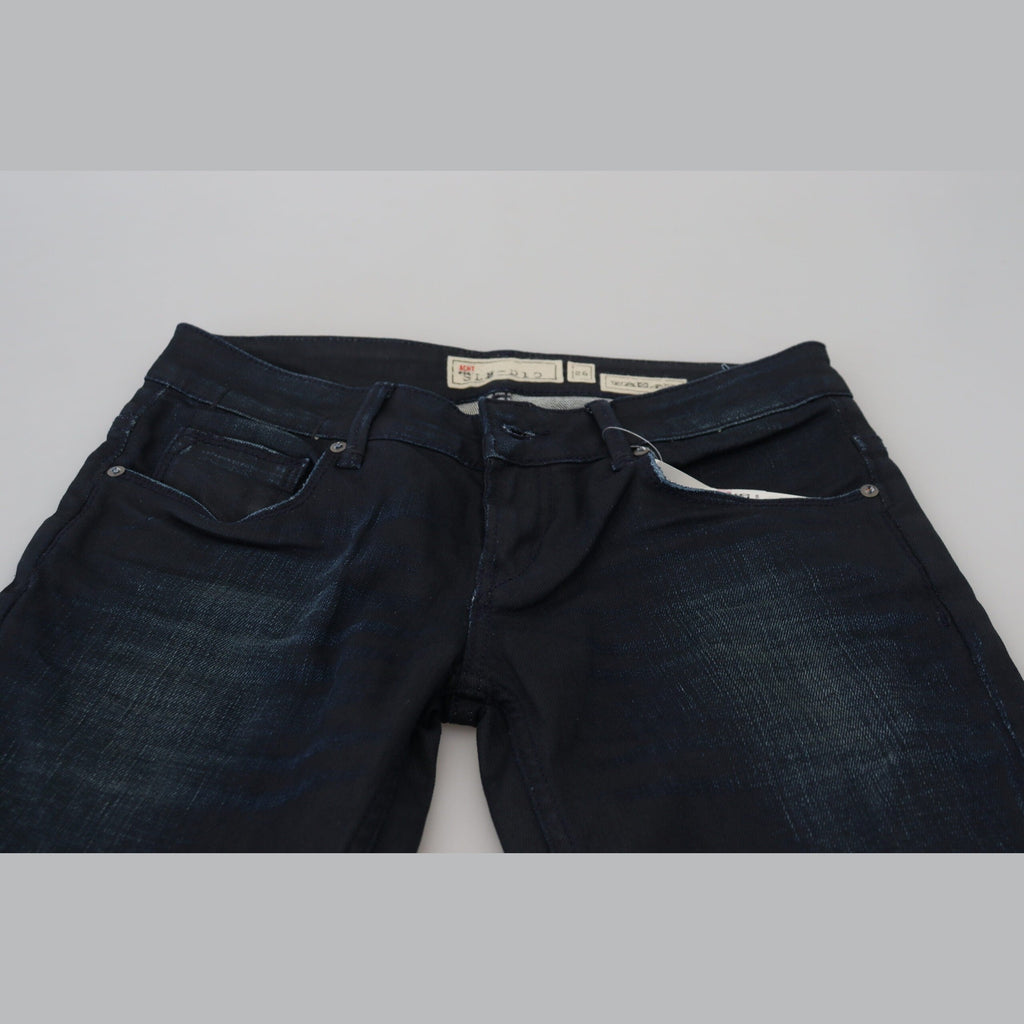 Acht Blue Low Waist Slim Fit Women Denim Jeans