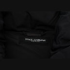 Dolce & Gabbana Black Sleeveless DG Metal Embellishment Jacket