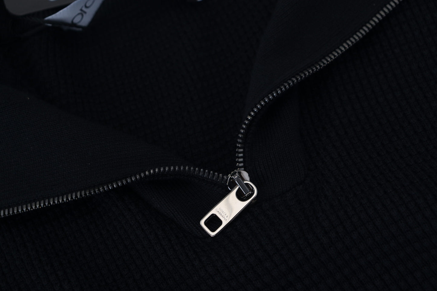 Dolce & Gabbana Black Silk Turtle Neck Pullover Sweater Dolce & Gabbana