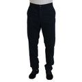 Dolce & Gabbana Blue Cotton Dress Formal Men Pants