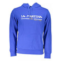 La Martina Blue Cotton Sweater