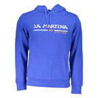 La Martina Blue Cotton Sweater
