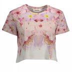 Desigual Pink Cotton Tops & T-Shirt