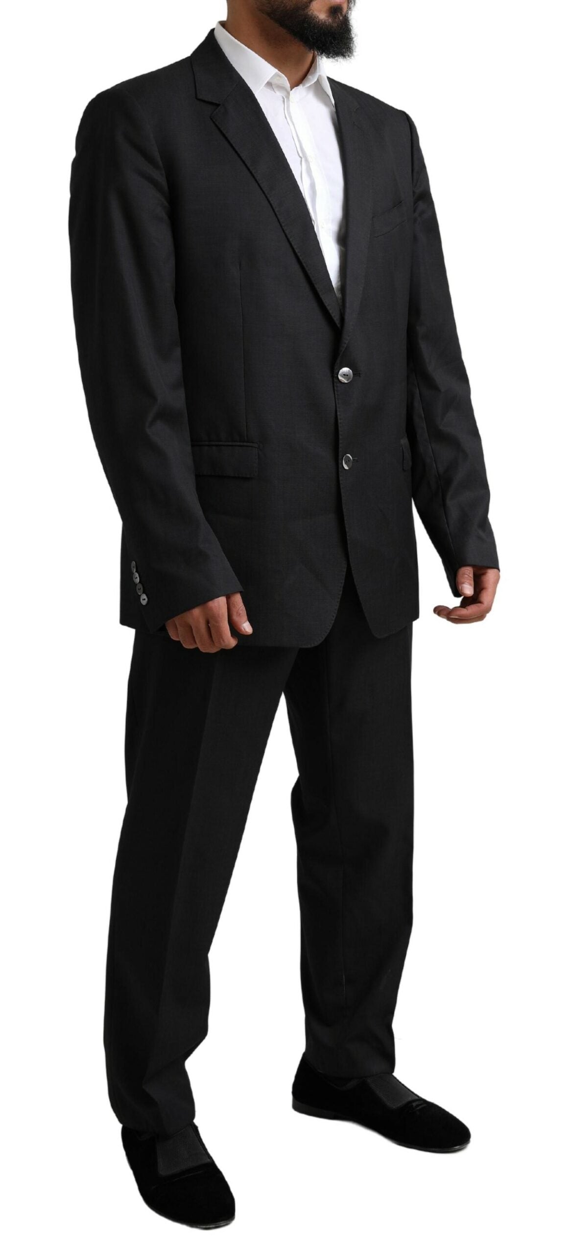 Dolce & Gabbana Black MARTINI Single Breasted 2 Piece Suit Dolce & Gabbana