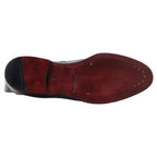 Dolce & Gabbana Gray Leather Men Ankle Boots Shoes