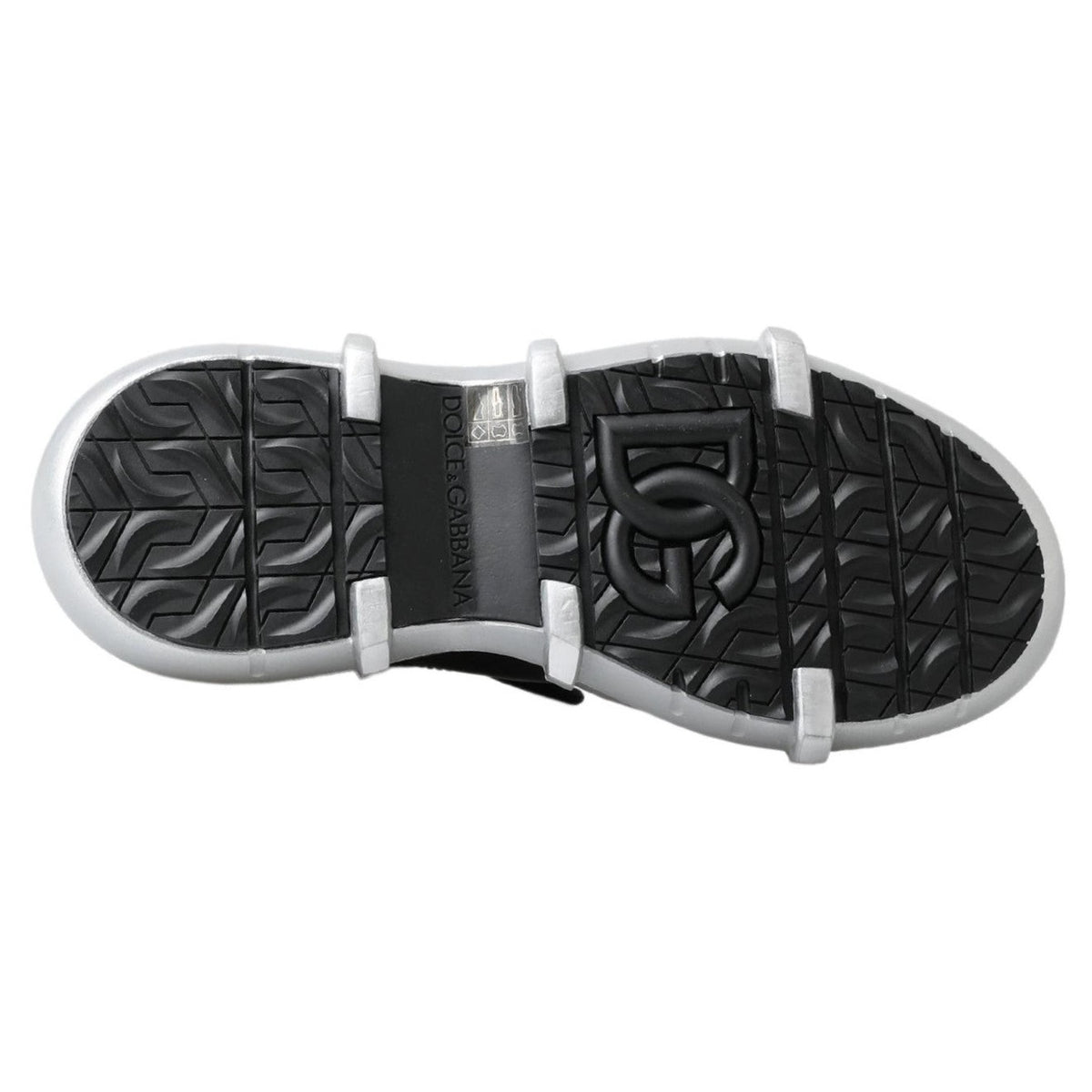 Dolce & Gabbana Black Nylon Galileo High Top Sneakers Shoes