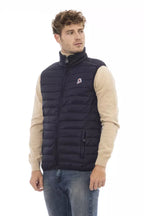 Invicta Blue Polyamide Sleveless Jacket Invicta
