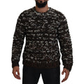 Dolce & Gabbana Brown Knitted Wool Fatto A Mano Sweater