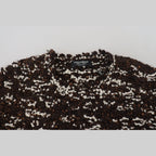 Dolce & Gabbana Brown Knitted Wool Fatto A Mano Sweater