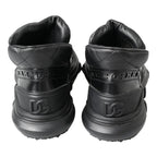 Dolce & Gabbana Black Leather Ankle Casual Boots