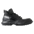 Dolce & Gabbana Black Leather Ankle Casual Boots