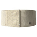 GF Ferre Off White Waxed Cotton Wide Fashion Waistband Belt