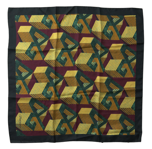 Dolce & Gabbana Multicolor Printed Square Handkerchief Scarf Dolce & Gabbana