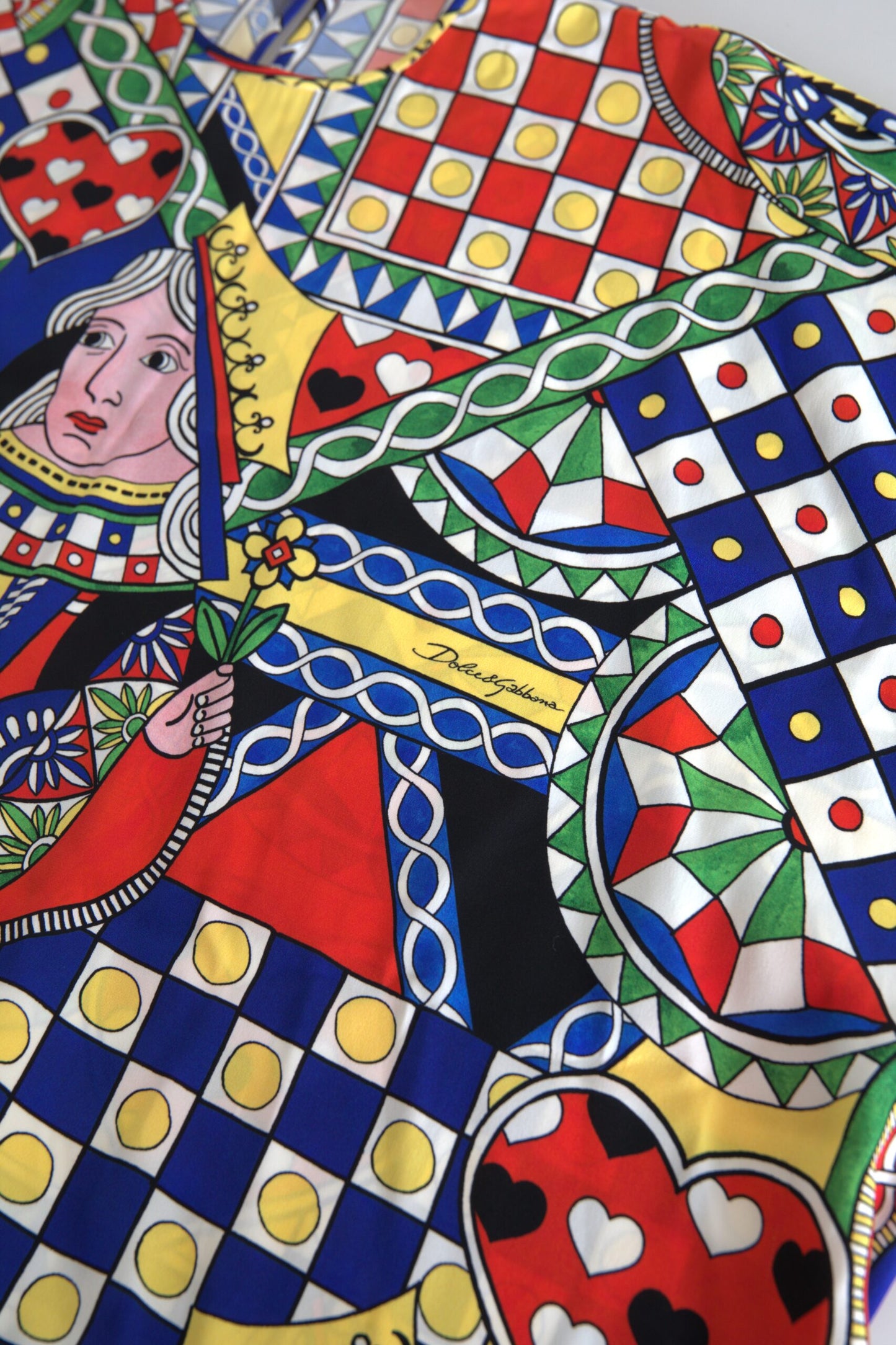 Dolce & Gabbana Multicolor Printed Long Sleeves Blouse Top Dolce & Gabbana