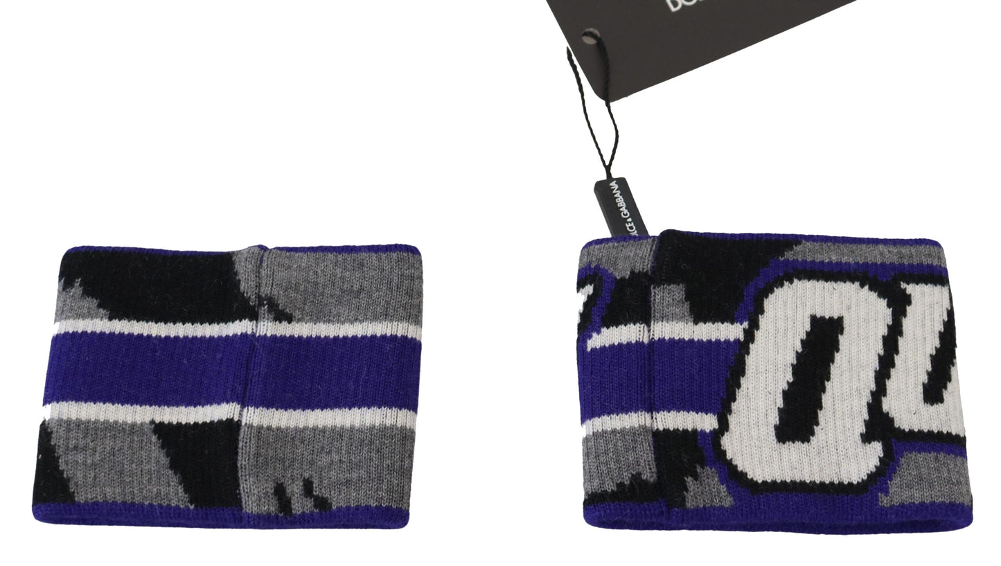 Dolce & Gabbana Purple Logo Two Piece Set Wristband Dolce & Gabbana