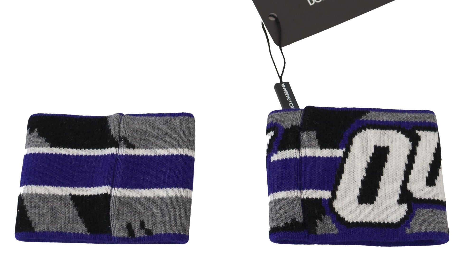 Dolce & Gabbana Purple Logo Two Piece Set Wristband Dolce & Gabbana