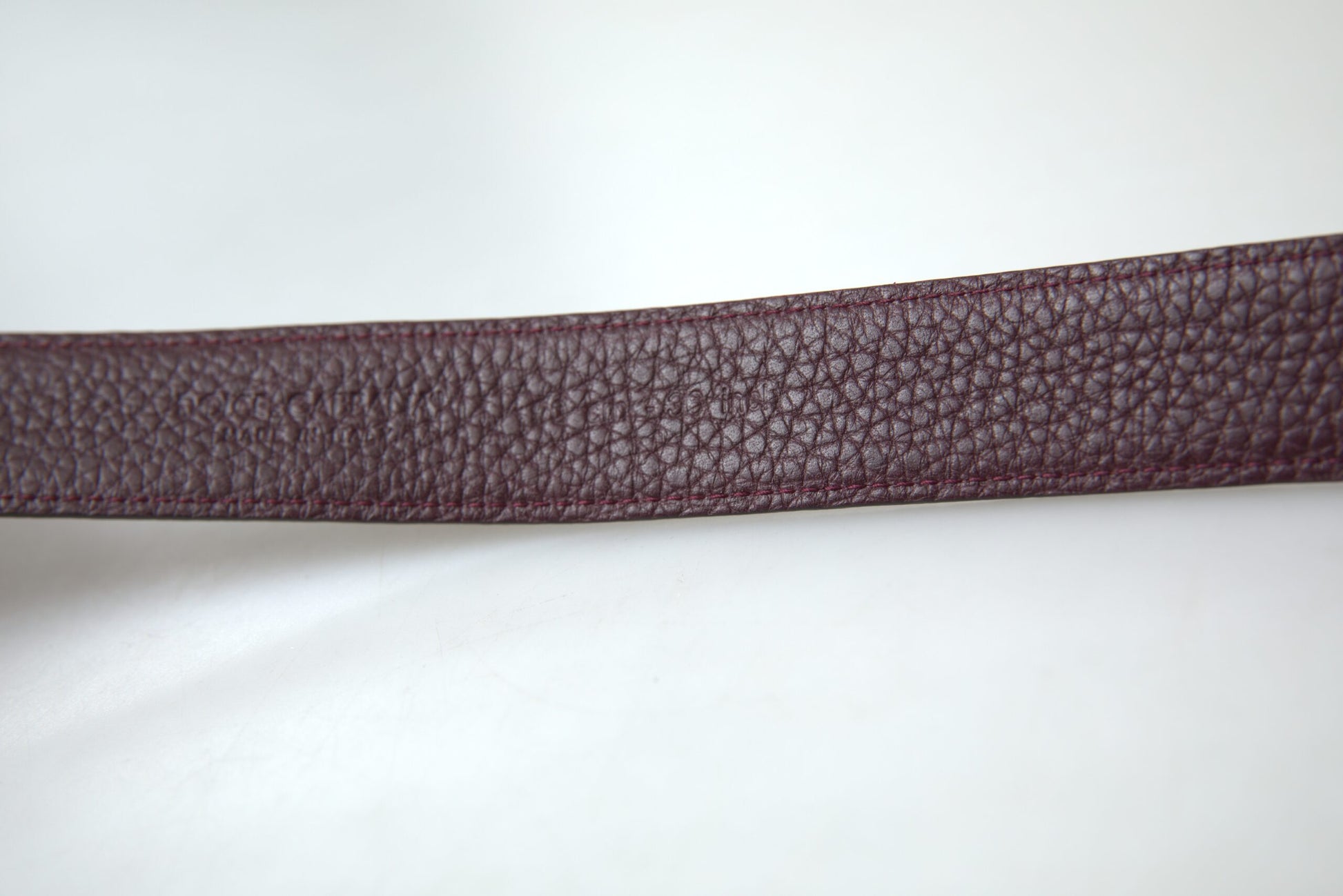 Dolce & Gabbana Brown Leather Metal Buckle Men Cintura Belt Dolce & Gabbana