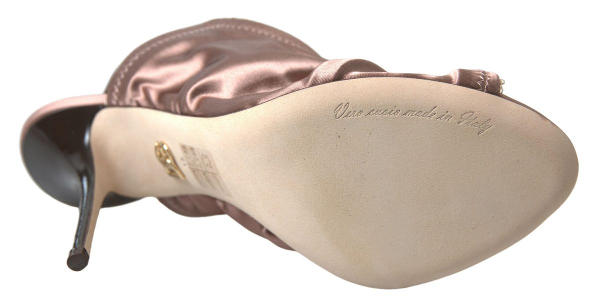 Dolce & Gabbana Light brown Slingback Corset Style Fastening stiletto heels Dolce & Gabbana