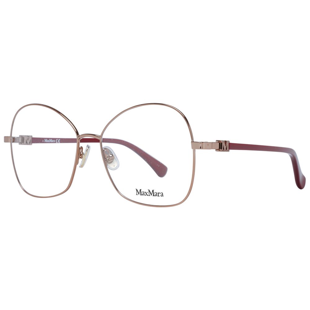 Max Mara Bronze Metal & Plastic Glasses Frames