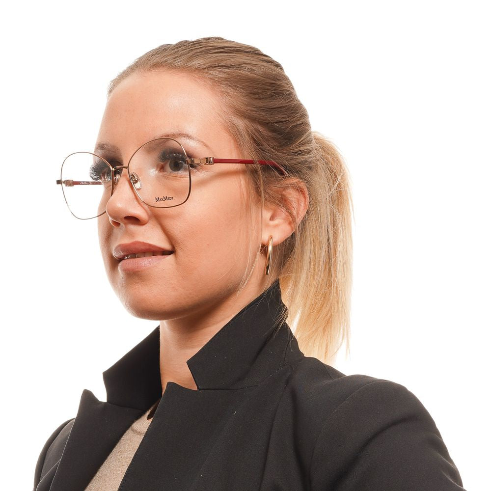 Max Mara Bronze Metal & Plastic Glasses Frames