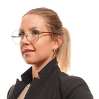 Max Mara Bronze Metal & Plastic Glasses Frames