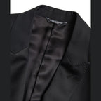 Dolce & Gabbana Black Wool Single Breasted MARTINI Blazer