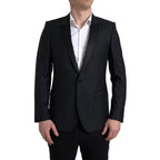 Dolce & Gabbana Black Wool Single Breasted MARTINI Blazer
