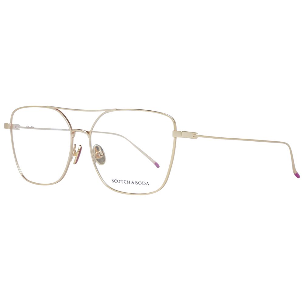 Scotch & Soda Gold Metal Glasses Frames
