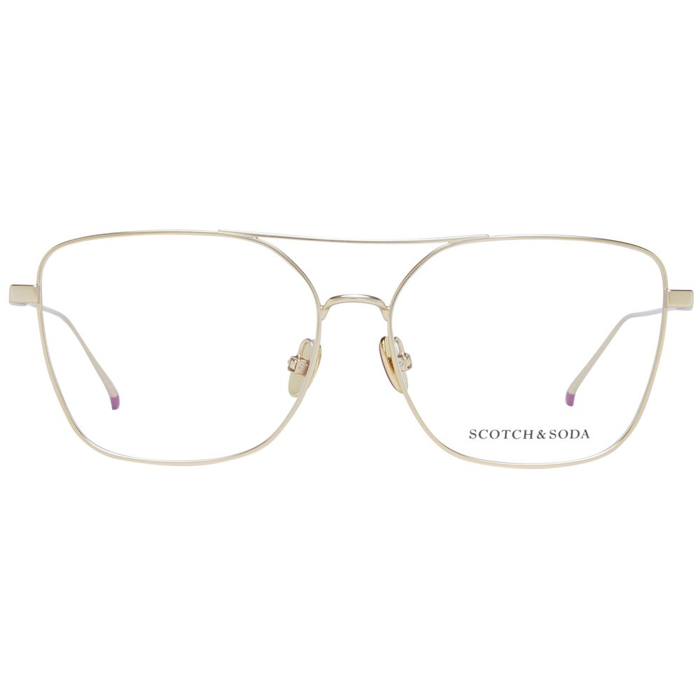 Scotch & Soda Gold Metal Glasses Frames
