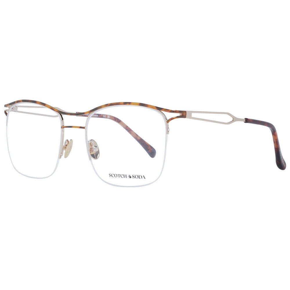 Scotch & Soda Brown Stainless Steel Glasses Frames