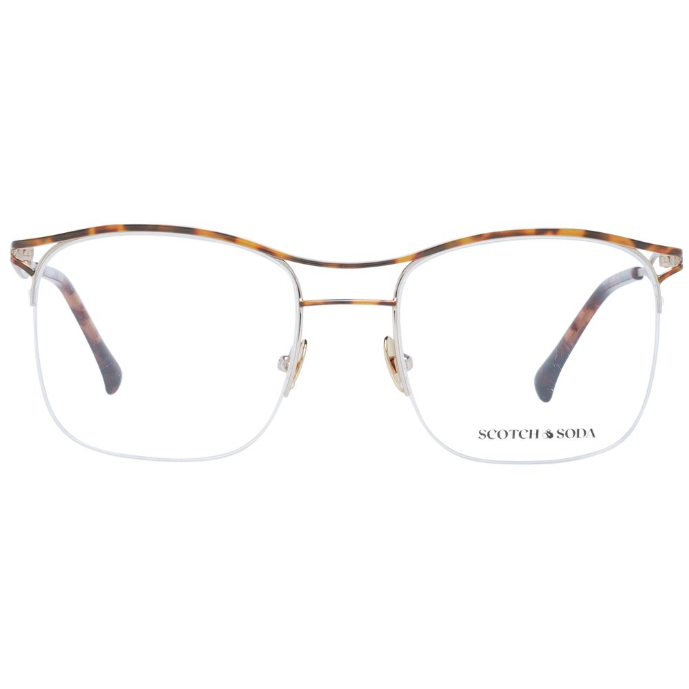 Scotch & Soda Brown Stainless Steel Glasses Frames