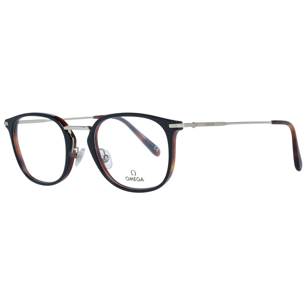 Omega Black Metal & Plastic Glasses Frames Omega