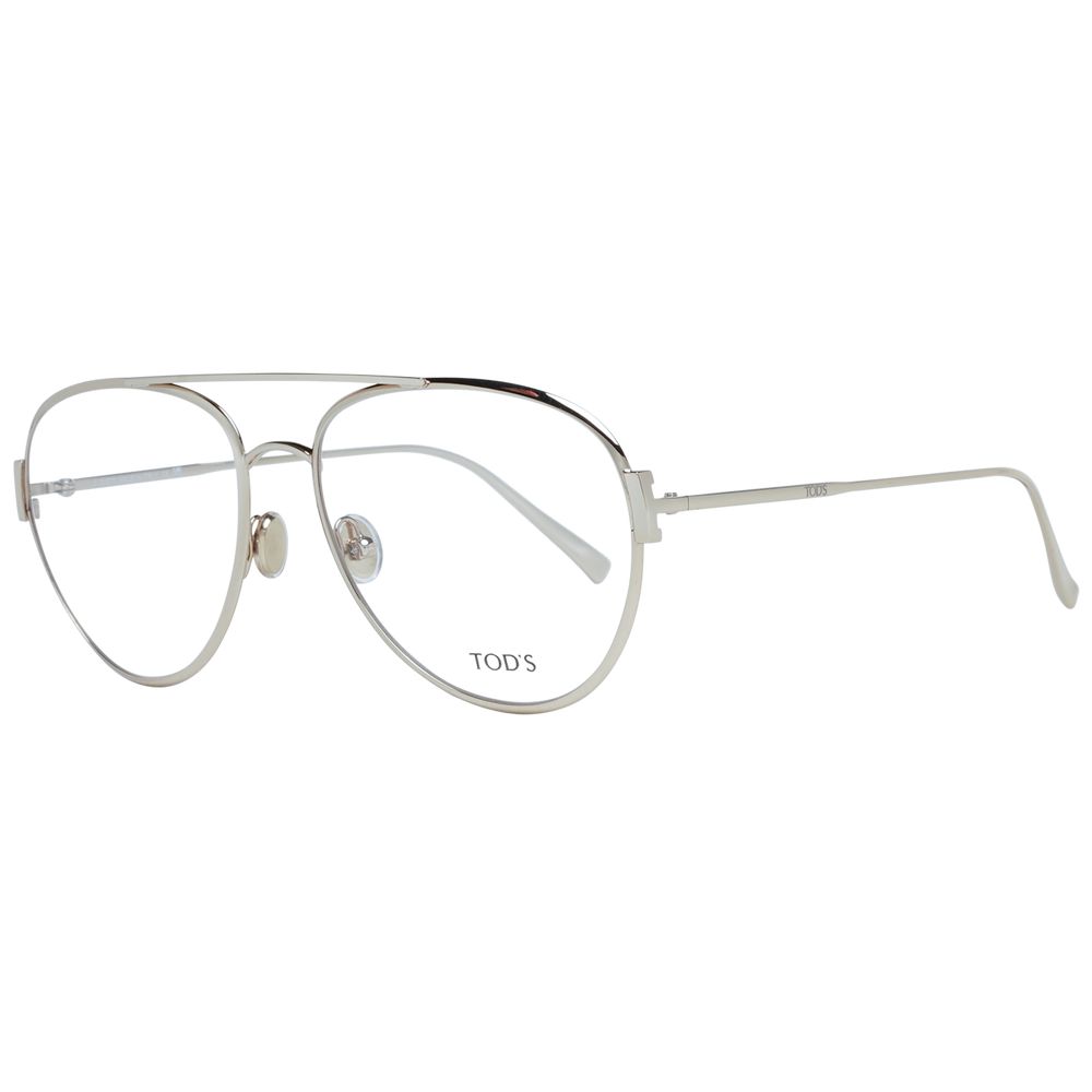 Tod's Gold Metal Glasses Frames