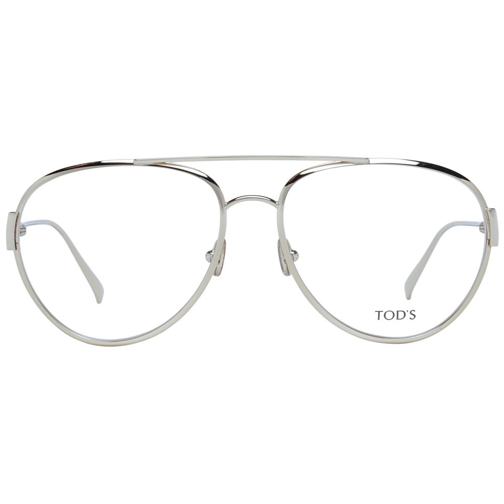 Tod's Gold Metal Glasses Frames
