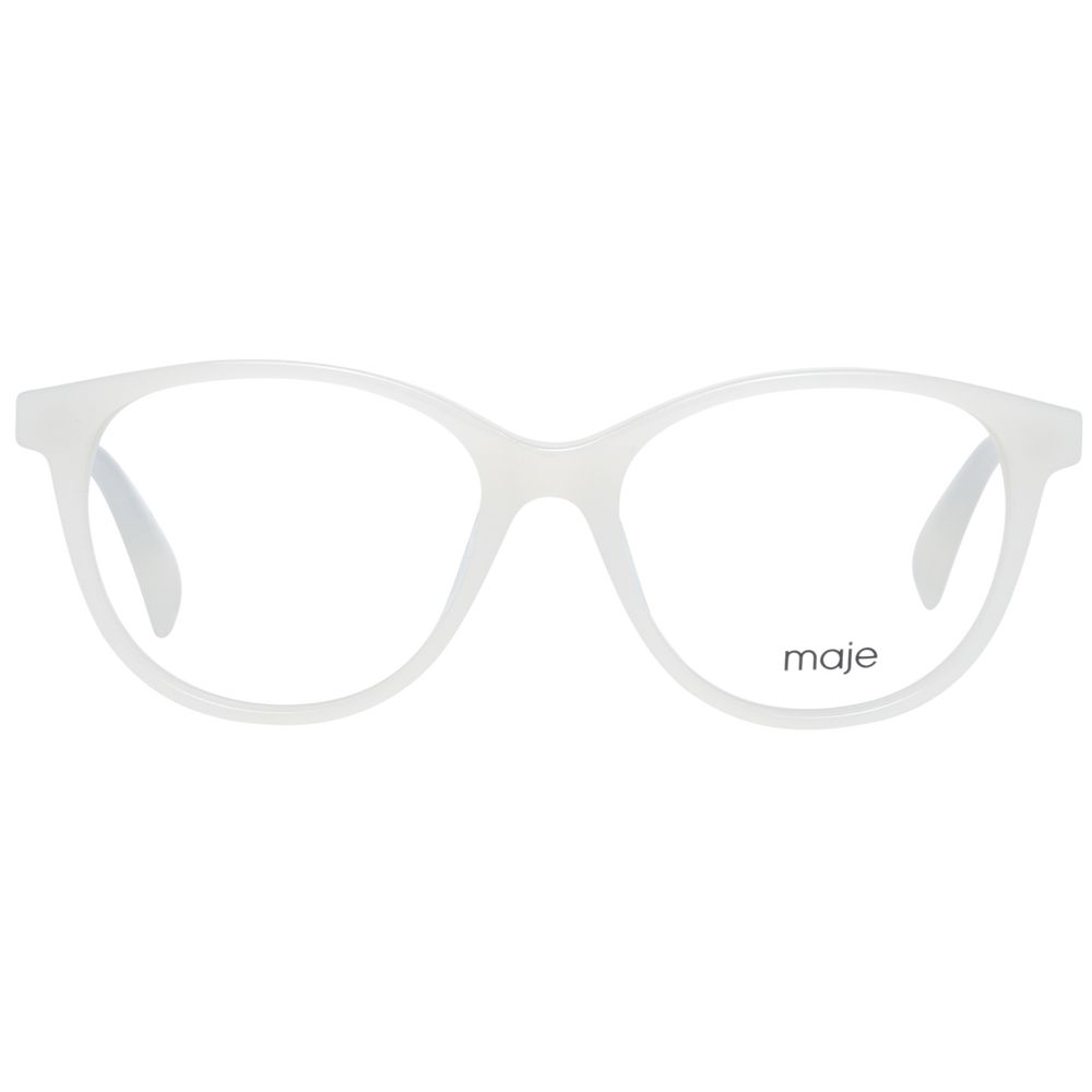 Maje Cream Plastic Glasses Frames Maje
