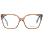 Yohji Yamamoto brown plastic glasses frames with a modern, sleek design for stylish eyewear.