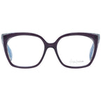 Yohji Yamamoto purple plastic glasses frames with sleek, modern design and clear lenses on a white background.