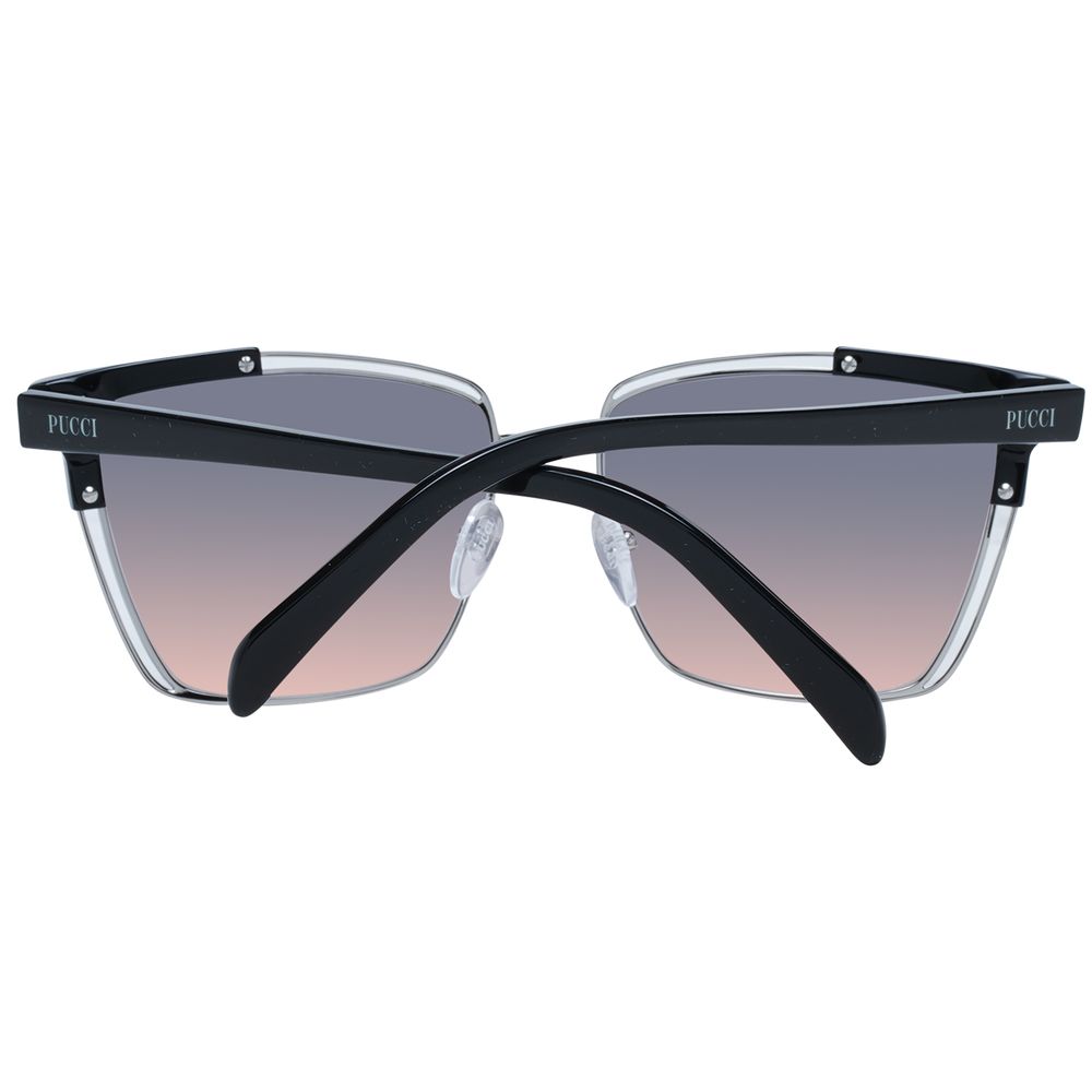 Emilio Pucci Multicolor Acetate & Metal Sunglasses
