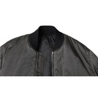 MM6 Maison Margiela Gray Bomber Zipper Pocket Sleeves Jacket