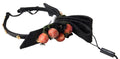 Dolce & Gabbana Black with multicolor Fig Fruit Crystal Tiara Diadem Headband - Eljoys Fashion 