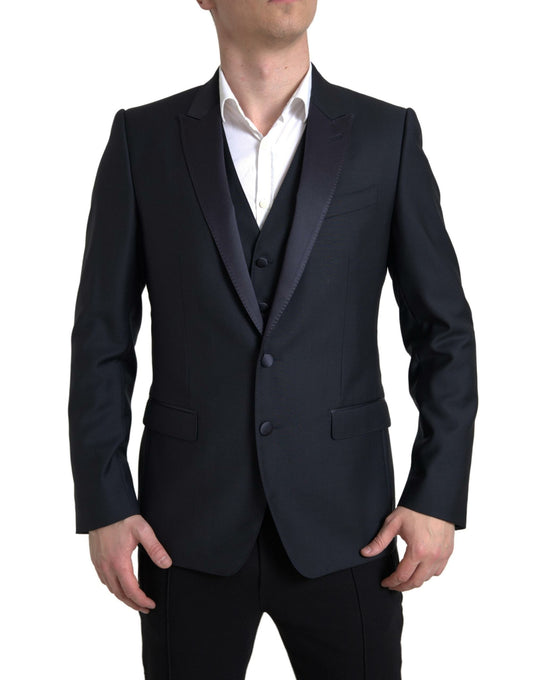 Dolce & Gabbana Blue 2 Piece Single Breasted MARTINI Suit Dolce & Gabbana