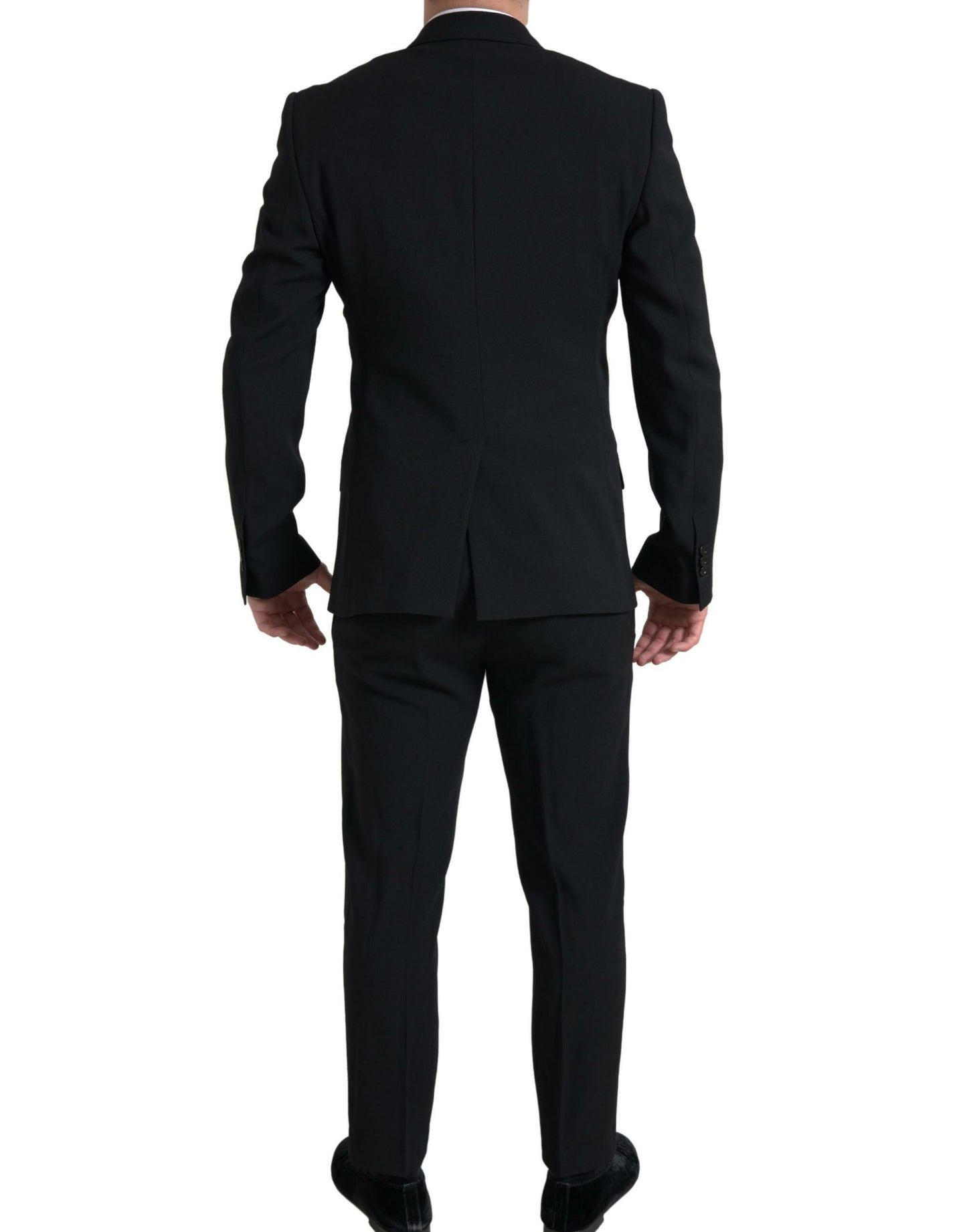 Dolce & Gabbana Black 2 Piece Double Breasted SICILIA Suit Dolce & Gabbana